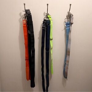 Set of Colorful Baseball Belts